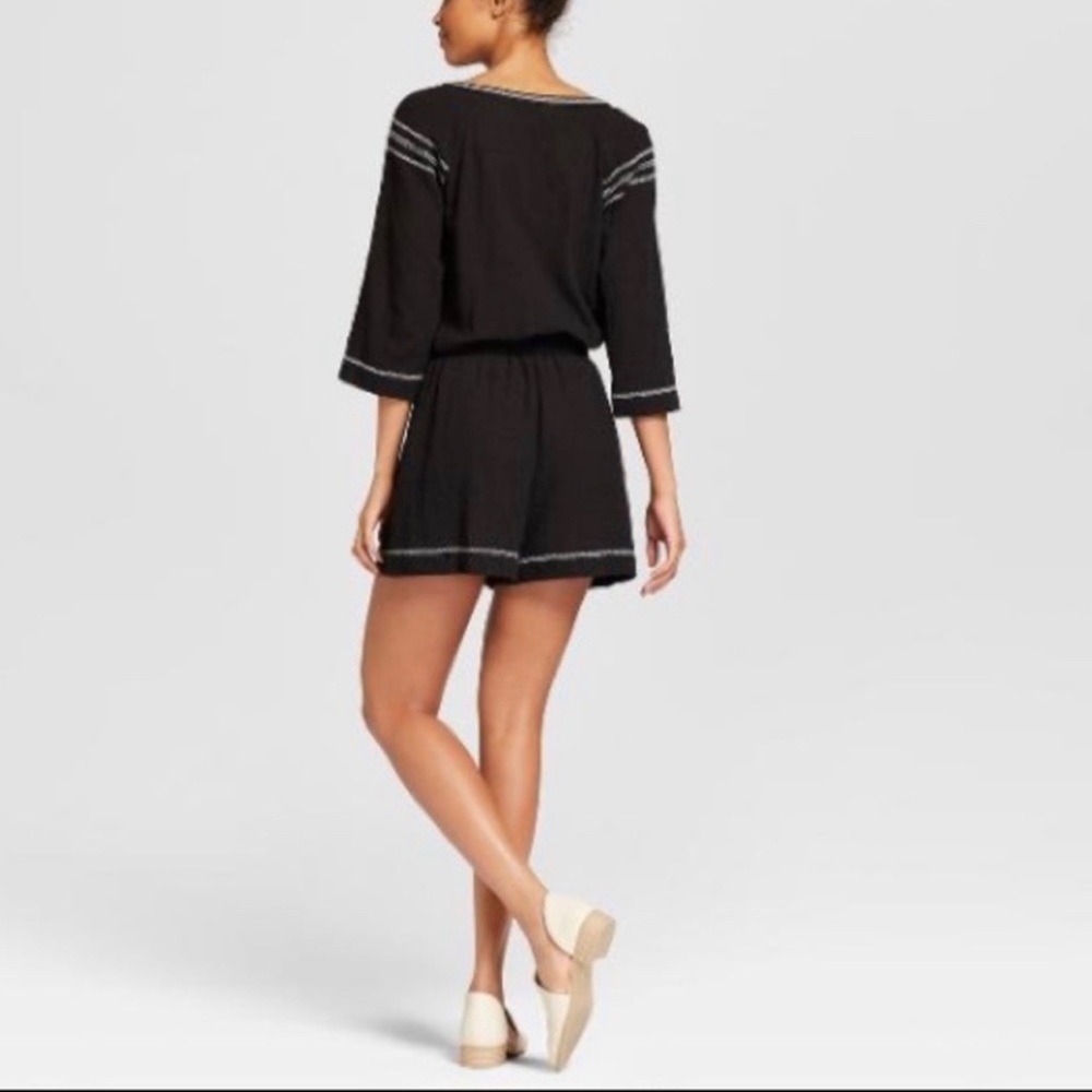 Universal Thread Embroidered Romper Loungewear - image 2